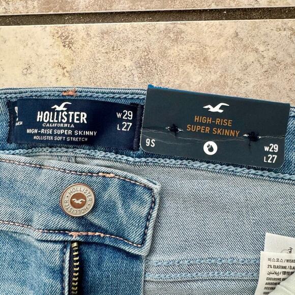 Hollister High Rise Super Skinny W29 L27 size 9 Short - Picture 7 of 11